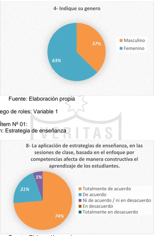 Gráfico 5 Ítem Nº 01: 