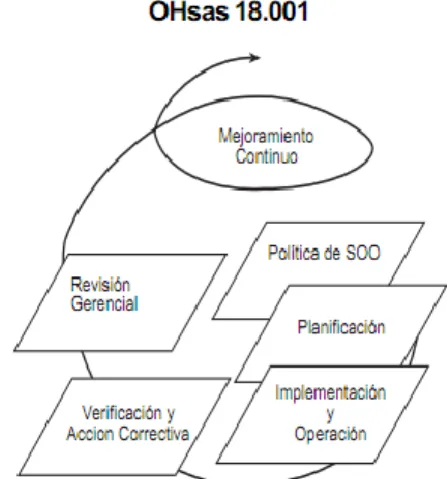 Figura 4. Gestión en OHSAS 