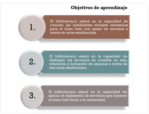 Figura 3. Objetivos de aprendizaje 