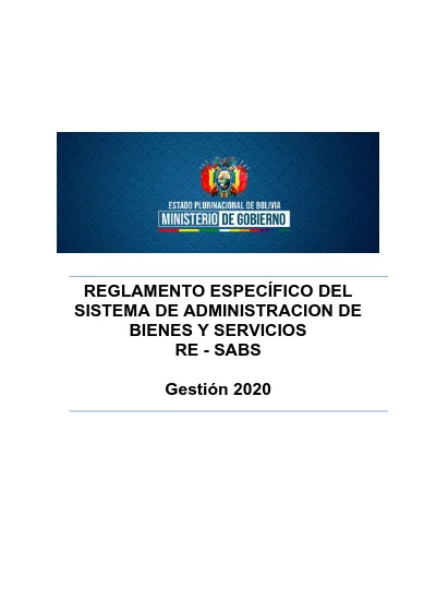 Baja De Bienes Reglamento EspecÍfico Del Sistema De Administracion De Bienes Y Servicios Re 0793