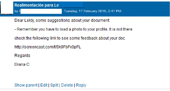 Figure 9. Links posted in the virtual forums. 