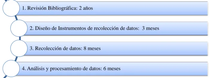 Figura  3. Fases de la Investigación   Fuente: Elaboración propia.  