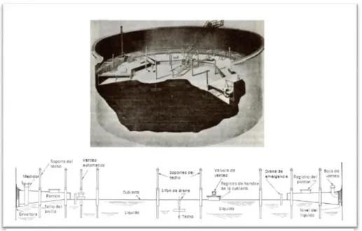 Figura 9 Tanque techo doble plataforma. 