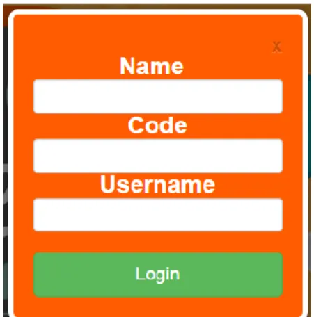 Figura 8 Registration form