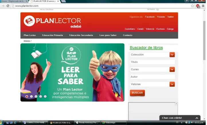 Ilustración 6 Plan Lector. 