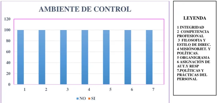 Tabla N° 01: Ambiente de control 