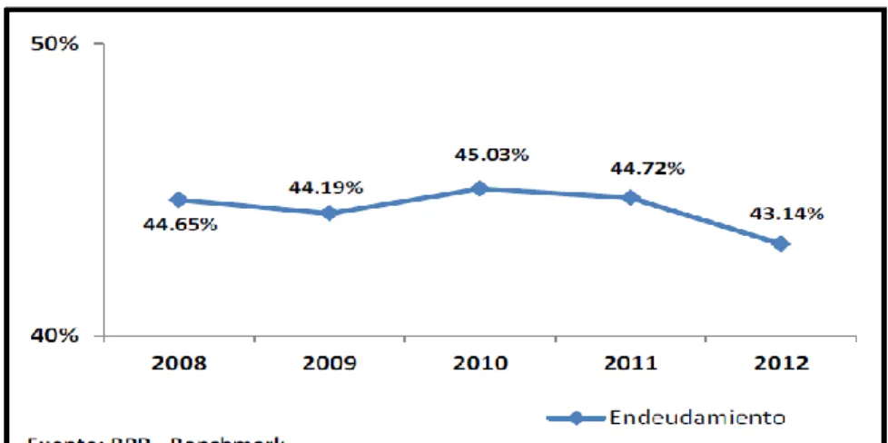 Figure 4 Endeudamiento del sector