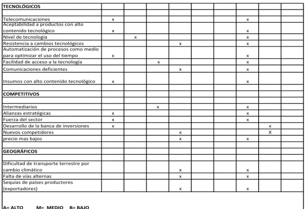 Cuadro 6. Matriz POAM 