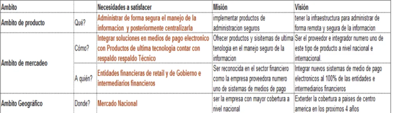 Figura 2: Matriz de Macrosegmentación 
