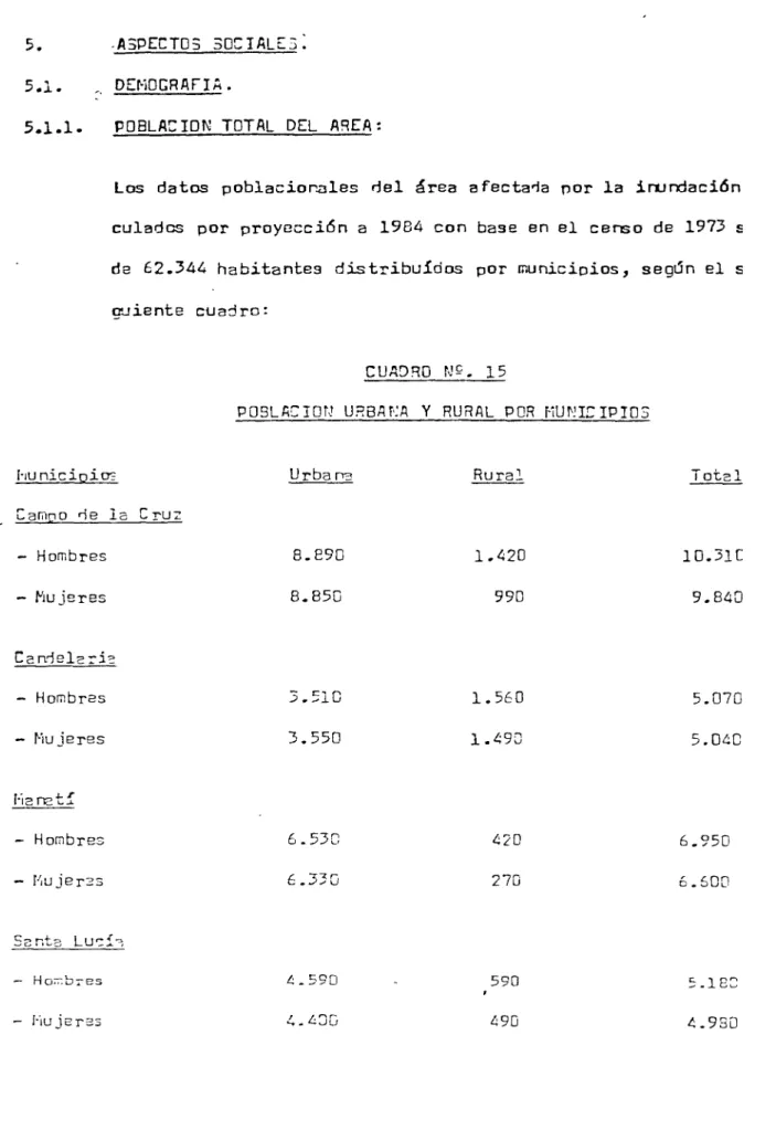 CUADRO NP. 15 