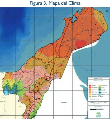 Figura 3. Mapa del Clima