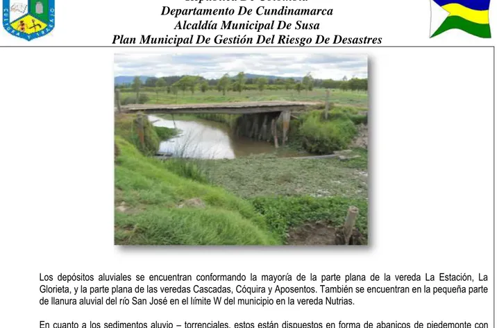 Foto  8.  Depósito  coluvial  compuesto  de  bloques  angulares  de  cuarzoareniscas  finas  de  la  formación  areniscas  de  Chiquinquirá
