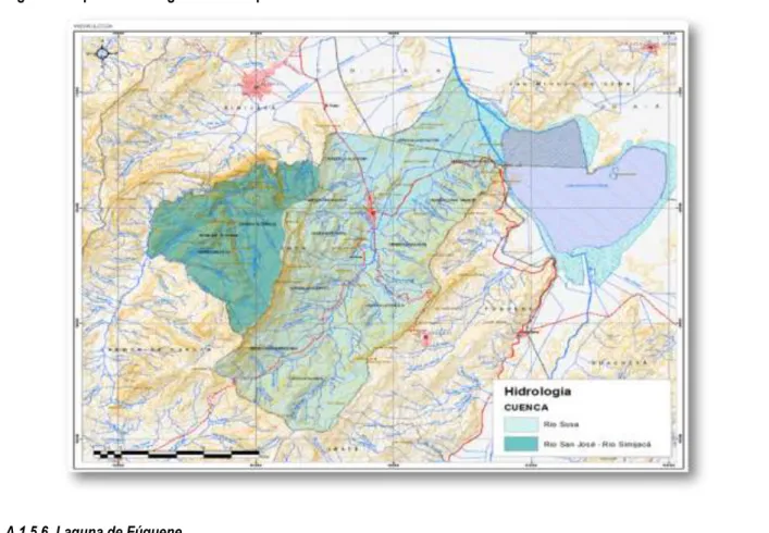Figura 5. Mapa de hidrología del municipio de Susa. 