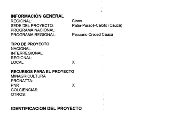CUADRO No. 1
