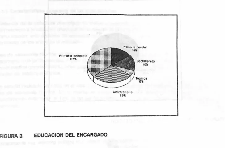 FIGURA 3.  EDUCACION  DEL  ENCARGADO 