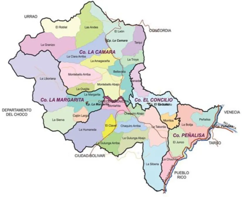 Ilustración 3 División político-administrativa 