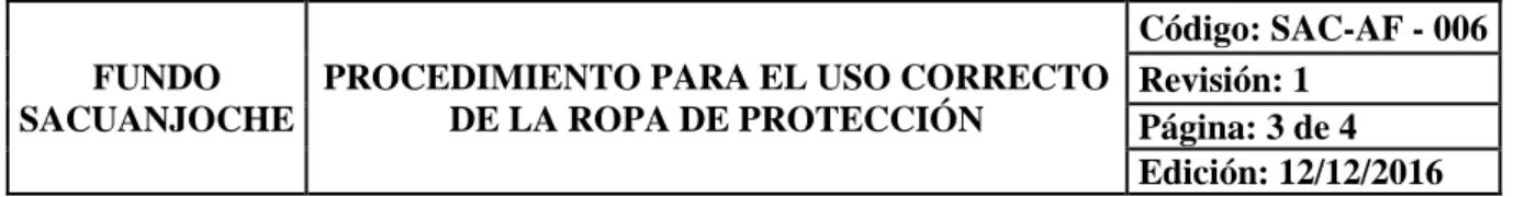 Figura 14: Recomendaciones de Limpieza.