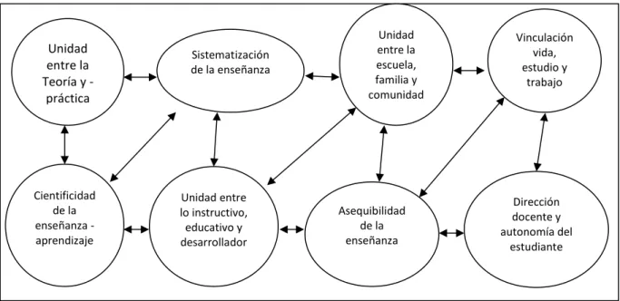 Gráfico Nº 8 Los Principios de enseñanza 
