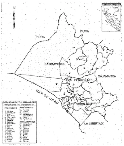 Figura  N&#34;1  Mapa de  la  Ciudad de Chiclayo. 