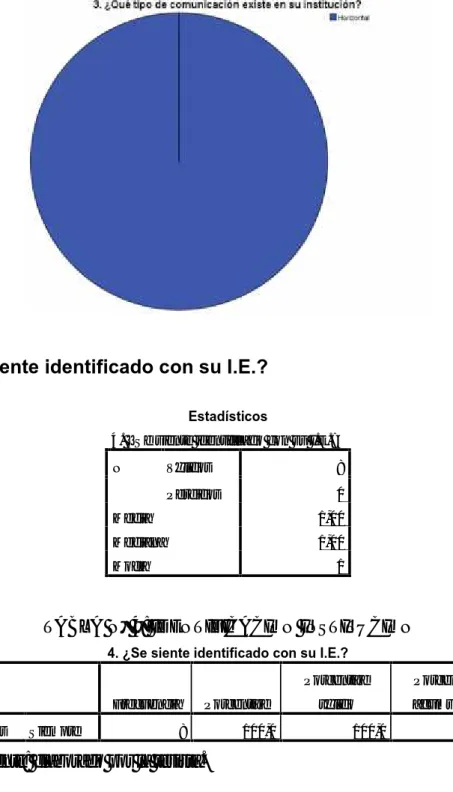 TABLA N° 4: IDENTIFICACION INSTITUCION