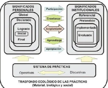 Figura N° 2. Tipos de significados institucionales y personales 