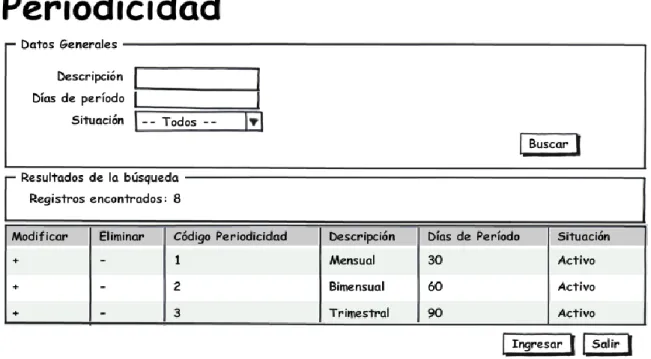Ilustración 26. Prototipo del segundo desarrollo de la parametría de valores