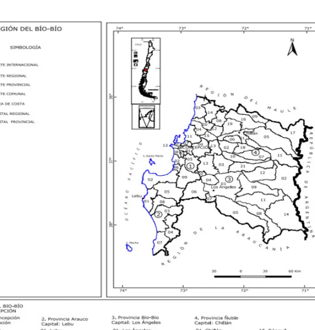 Figura 3.2: Situación Geográfica de la Ciudad (Fuente: INE, 2007)     
