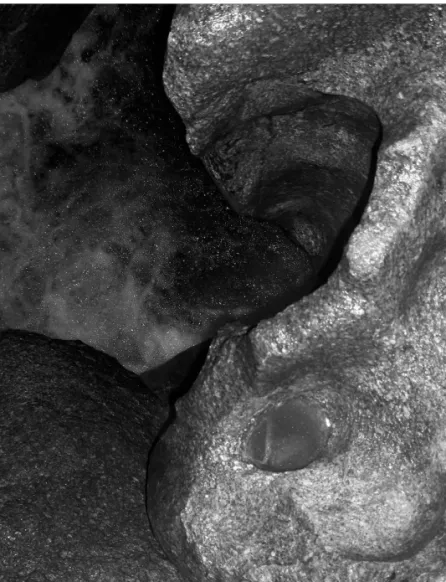 Fig. 9. A detail of a pothole developed between L3 and L4 flow levels.