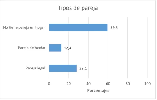 Gráfico N°1 Tipos de parejas