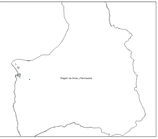 Ilustración 8 - Zonas Utilizables Arica  Fuente: Elaboración Propia 