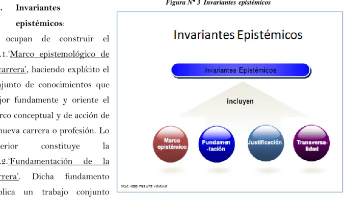Figura N° 3  Invariantes epistémicos 