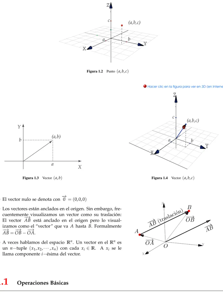 Figura 1.2 Punto ( a, b, c )