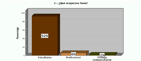 Gráfico 5: Ocupación 