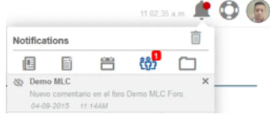 Figure 3. Notificaciones para MLC