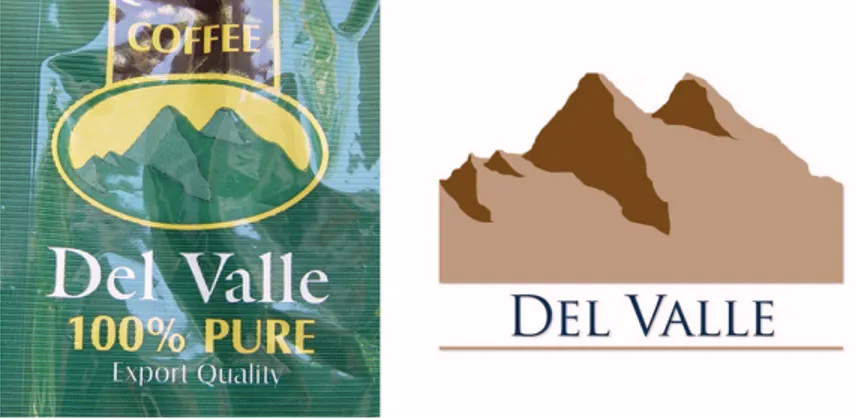 Figura 6. Comparación de la imagen original de la marca Del Valle y la nueva propuesta