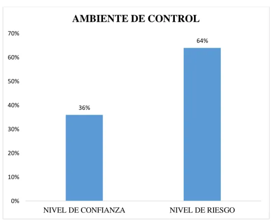 Gráfico 11 Nivel de confianza de ambiente de control 