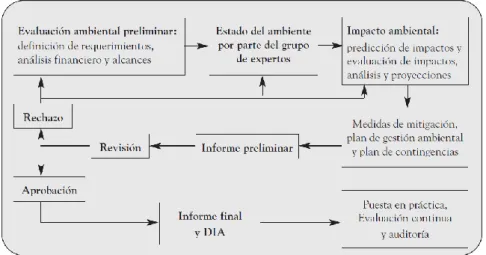 Figura 3.2 Etapas de una EIA.  