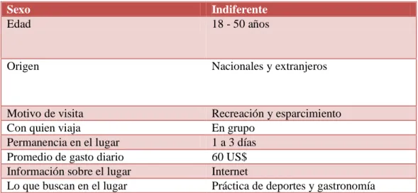 CUADRO N° 7 PERFIL DEL CLIENTE 