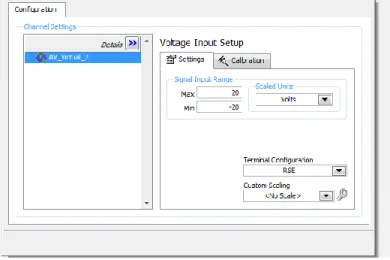 Figura 3. 8. Configuración de canal. 