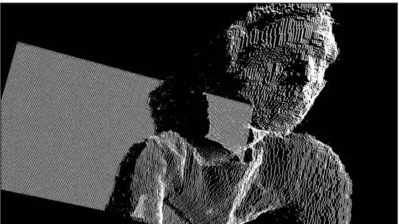 Figura 6.  Ejemplo de “point cloud” generado por un sensor Kinect. Recuperado de: 