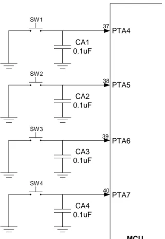 Figura 8.  Diagrama de conexión de sensores de estado del sistema de seguridad 