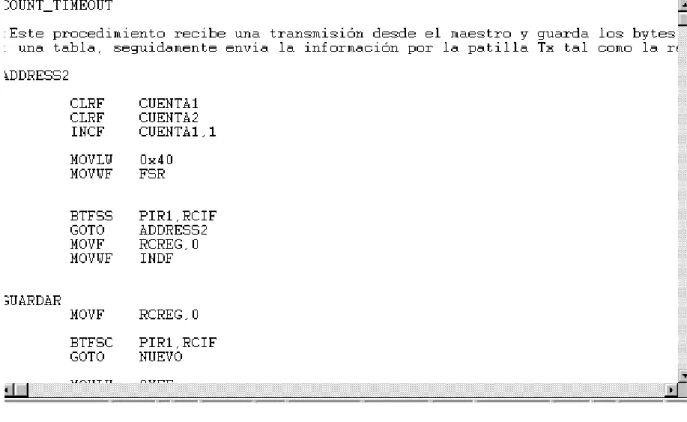 Figura 5.2    Vista del programa  MODSCAN32 