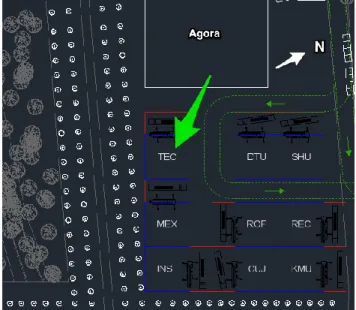 Figure 1. Lot A in the Solar Village, Versailles  Source: Tec Team Logistic Department  