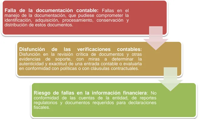 Figura II.6. Posibles fuentes del Riesgo Contable 