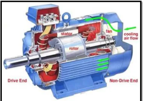 Figura 3.6    Motor de inducción de corriente alterna. 