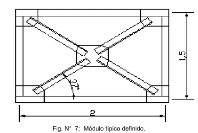 Fig. N°  7:  Módulo típico definido. 