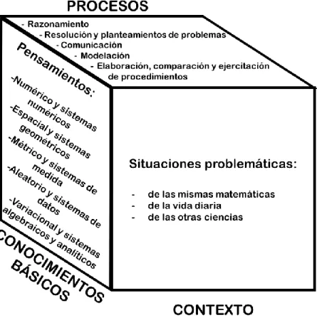 Figura 2. Estructura curricular. Adaptada de MEN (1998 p. 21). 