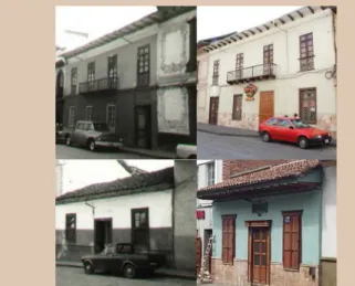 Figura 8. Antes y Después de algunas edificaciones del Cen- Cen-tro Histórico de Cuenca