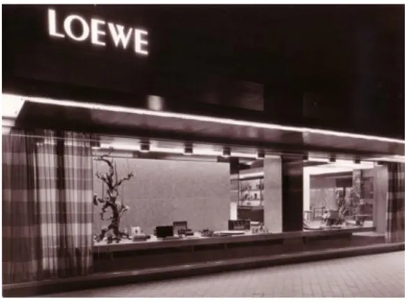 Figura  5:  Tienda  Loewe  Gran  Vía  Nº  8;  arquitecto  Francisco Ferrer Bartolomé, 1956  