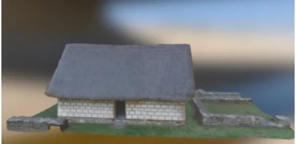 Figura  4: Modelo 3D Aqlla wuasi (https://skfb.ly/6nvQs)  Fuente: Información propia  